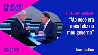 Lula para Ratinho quotAté você era mais feliz no meu governoquot  Central do Brasil ao vivo [upl. by Etnaud]