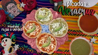 🇲🇽 Picadas Veracruzanas  Comida Tradicional Mexicana [upl. by Dawaj]