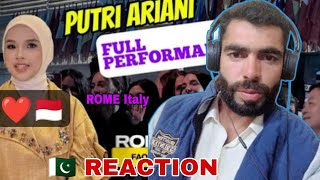 putri Ariani  Full Performance in FAO WFF UN in Rome Italy  MR Reaction 🇵🇰❤️🇲🇨 [upl. by Esinwahs223]