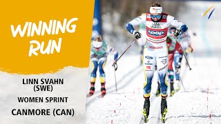 Svahn took revenge over Skistad in 2nd Sprint  FIS Cross Country World Cup 2324 [upl. by Lilian]