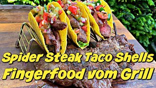 STEAK TACO SHELLS  Tolles Fingerfood für den Sommer [upl. by Adnylam]