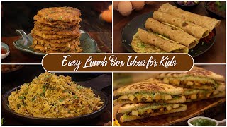 Easy Lunch Box Recipes for Kids  School Lunch Box Ideas  School Tiffin Recipes for kids [upl. by Deacon]