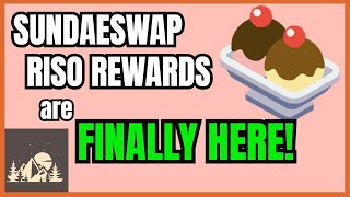 NOW LIVE  Claim Your SundaeSwap RISO Rewards [upl. by Moriarty]