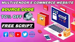 Multi Vendor primium Ecommerce Website using Source Code ll Free source Code download 🔥 [upl. by Yht]