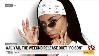 Aaliyah The Weeknd release duet quotPoisonquot [upl. by Aekahs]