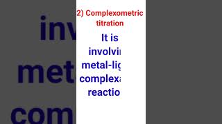 Types of titration in chemistry  chemistry titration [upl. by Stent]