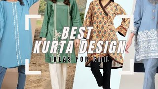 Best kurta Design ideas for Girls  Stylish clothes 2024 [upl. by Nolan899]