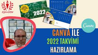 CANVA İLE 2022 TAKVİMİ YAPMA [upl. by Einnos]