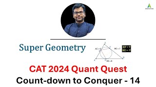 CAT 2024 Quant Quest Countdown to Conquer  166 Days to CAT Geometry  Amiya Sir [upl. by Graner148]