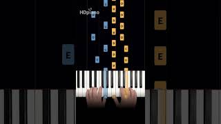 Gorgeous piano part is EASY to learn pianotutorial shorts [upl. by Ecilegna]