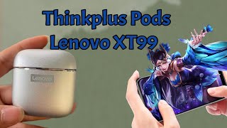 مراجعة لينوفو xt99  Review Thinkplus Pods XT99 [upl. by Ahsirk229]