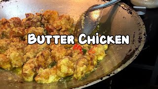 RESEPI BUTTER CHICKEN  DAPUR SINGLE [upl. by Icyac]