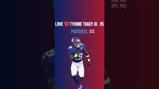 Love Tyrone Tracy Jr vs bad panthers run defense fantasyfootballtips startsit rankings giants [upl. by Ardna]