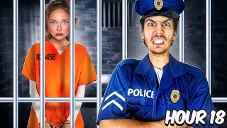 SURVIVING 24 HOURS IN JAIL w Zoe [upl. by Hedva]