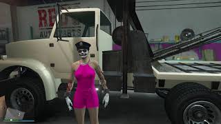 GTA V Salvage Yard Tow Truck Services Dinka Blista [upl. by Adala]