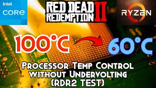 RDR2 TEST  Processor TemperaturePower Controlwithout Under Volting [upl. by Nevaeh]