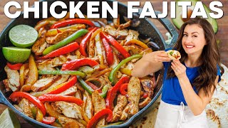 How to Make Easy Chicken Fajitas in Minutes  Quick and Simple Recipe [upl. by Zoilla]