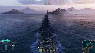 Random Battle using Battleship Myogi in World of Warships Episode 5 [upl. by Frerichs]