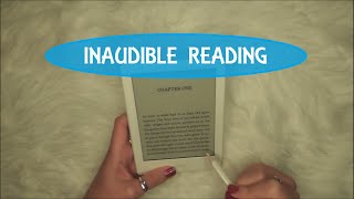 ASMR  3 HOURS INAUDIBLE READING clicky whisper [upl. by Ynaiffit]