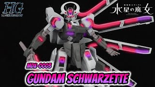 HG Gundam Schwarzette Review  Gundam The Witch from Mercury [upl. by Neill]