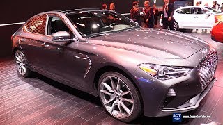 2019 Genesis G70 HTRAC  Exterior and Interior Walkaround  2019 Detroit Auto Show [upl. by Bambie]