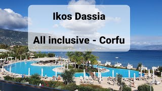 Ikos Dassia  All inclusive in Corfu  October 2021 [upl. by Joletta578]