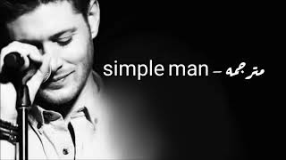 Jensen Ackles  simple man مترجمه [upl. by Nyltac890]