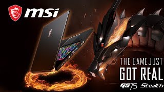 GS75 Stealth – The Slimmest 17” Gaming Laptop with RTX 2080  MSI [upl. by Baniaz374]