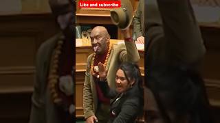 Protest haka New Zealand parliament parliament newzealand protest shorts [upl. by Eldnik]