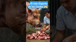 El cerdo 🐖 más grande del mundo 😱 [upl. by Ecyrb]