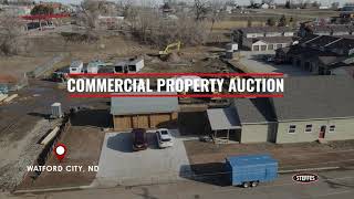 Watford City North Dakota Commercial Property Auction [upl. by Nosreffej188]