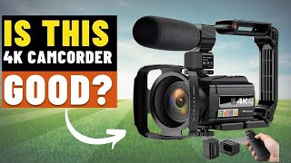 VIDEO TEST 4k Video Camcorder Vlogging Camera REVIEW [upl. by Azne]