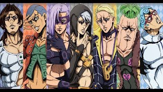 Golden Wind La Squadra English Dub Voices Squadra Esecuzioni [upl. by Cassiani]