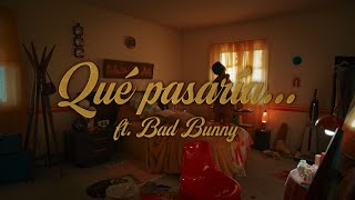 Rauw Alejandro amp Bad Bunny  Qué Pasaría Lyric Video [upl. by Neyugn]