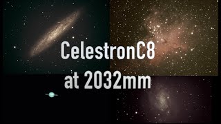 Celestron C8 at 2032mm 4K [upl. by Arza]