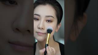 Soft makeup look Blue eyeshbeauty makeuptutorial glamtutorial makeuptips makeup [upl. by Ellynad146]