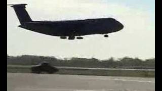 C5B Galaxy Landing at Dover AFB [upl. by Scibert]