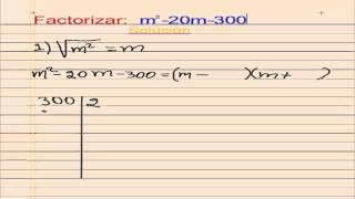 Trinomio de la forma x2bxc N° 11mp4 [upl. by Allenrad54]