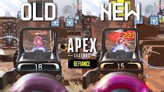 All Weapons Before vs After  Apex Legends Season 12 Defiance [upl. by Pump]