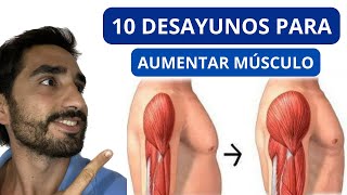 10 ideas de DESAYUNOS para AUMENTAR MASA MUSCULAR y así ganar peso SALUDABLE  volumen proteico [upl. by Adebayo]