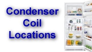 Condenser Coil Location on your Refrigerator [upl. by Schwinn]