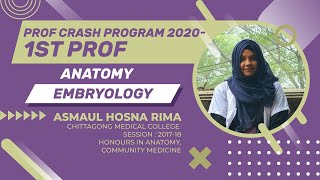 Embryology  Anatomy  Asmaul Hosna Rima [upl. by Chrisy]