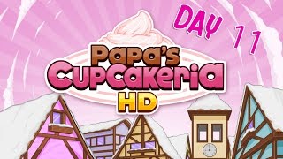 Papas Cupcakeria HD Day 11  iOSAndroid Gameplay [upl. by Medrek]