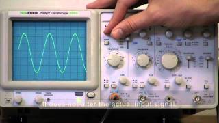 How to use an oscilloscope with an AC source [upl. by Nylekcaj961]