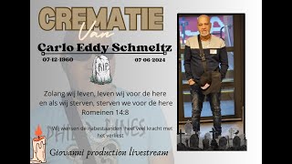 Live streaming Crematie van DrhCarlo Eddy Schmeltz [upl. by Nile428]