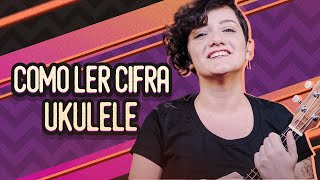 Como Ler Cifra  COMO TOCAR UKULELE aula 10 [upl. by Inaflahk160]