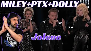 REACTION to Pentatonix  Miley Cyrus  Dolly Parton JOLENE [upl. by Navanod]