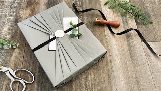 Pleated Bow Gift Wrapping  Gift Wrapping Ideas [upl. by Proudfoot]