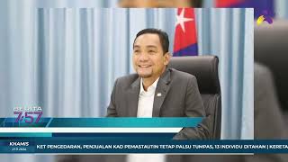 BERITA 757  JOHOR PERTIMBANG UBAH WAKTU KERJA 4 HARI SETENGAH [upl. by Pucida609]