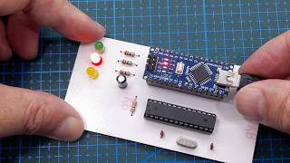 How to Make an ISP Programmer for ATMEGA328P with Arduino Nano [upl. by Llerej]